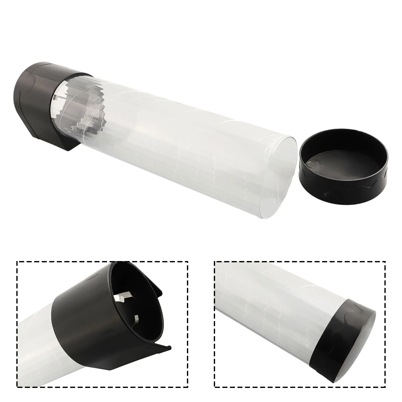 Free Punch Cup Holder Wall Mount Disposable Automatic Remover Cup Holder Cup Taker Black/white Kitchen Bathroom Fixture
