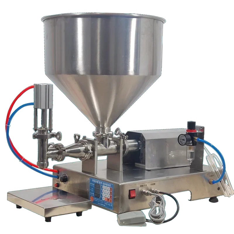 

Small hand automatic oil consumption tomato sesame sauce cosmetics liquid filling machine jam fruit yogurt packing machine