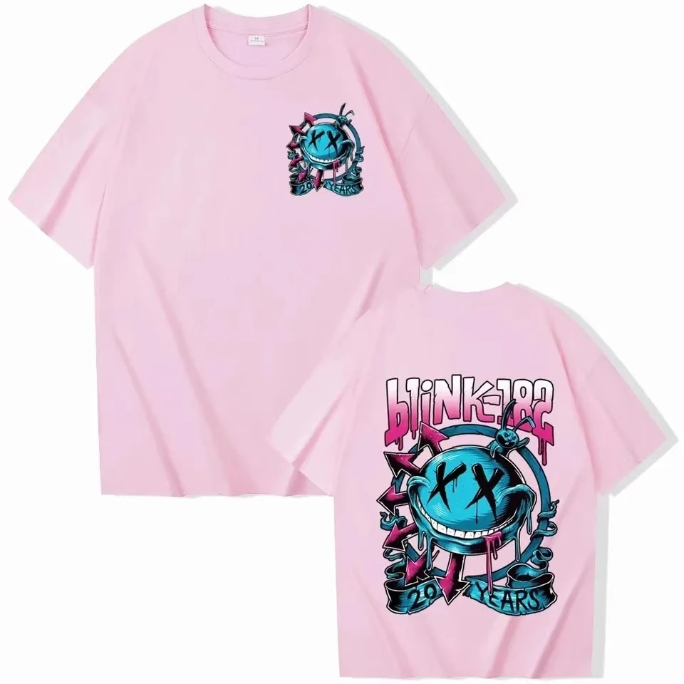 2024 Blink 182 One More A Time t-shirt Fashion Harajuku o-collo manica corta uomo donna camicie fan regalo