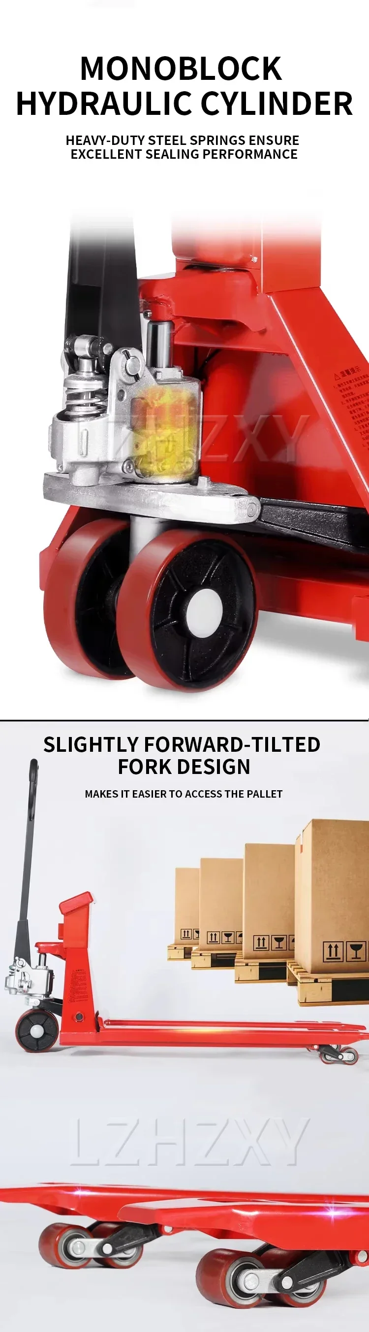 Electronic Forklift Scale, 2-Ton Capacity, 0.1-kg High-Precision Weighing Trolle