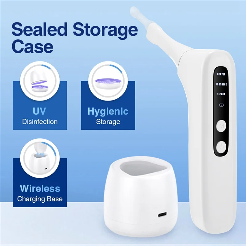 A74G-مجموعة العناية بالفم مع غرفة التطهير، 3 سرعات قابلة للتعديل، مزيل حجر شفط اللوزات
