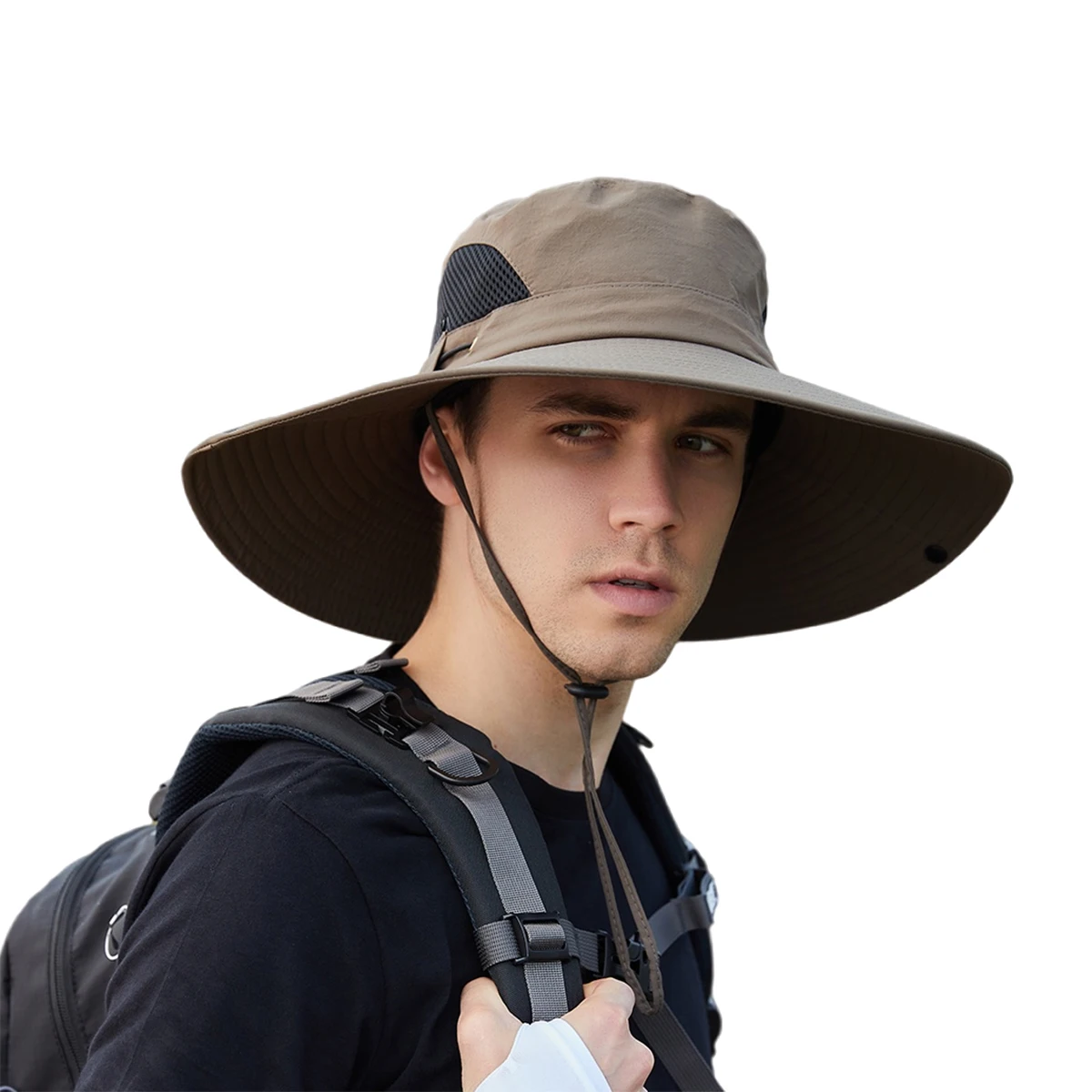 

Wide Brim Sun Hats With UV Protection Breathable Men Women Bucket Hat for Fishing Hiking Garden Lawn Work Safari Camping Outdoor