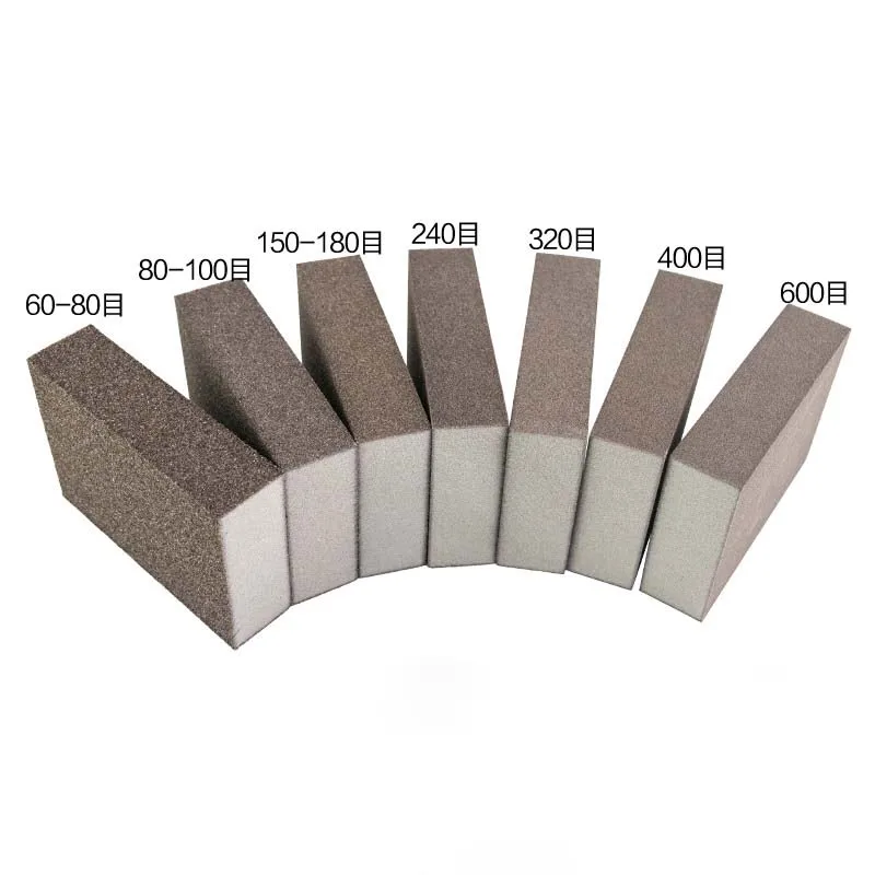 1/2/5Pcs Sanding Sponge Blocks 60 80 120~600Grit Wall Grinding Sand Block Sandpaper Polished Sand Brick For Wood Drywall Metal