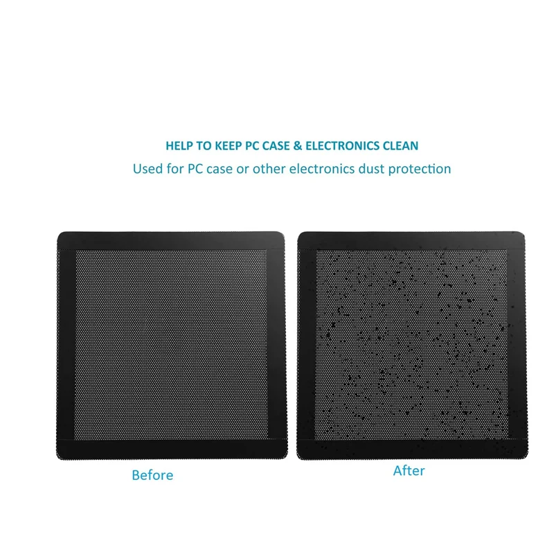 12x12cm Magnetic Frame Dust Filter Dustproof Mesh Cover Net Guard for PC Computer Case