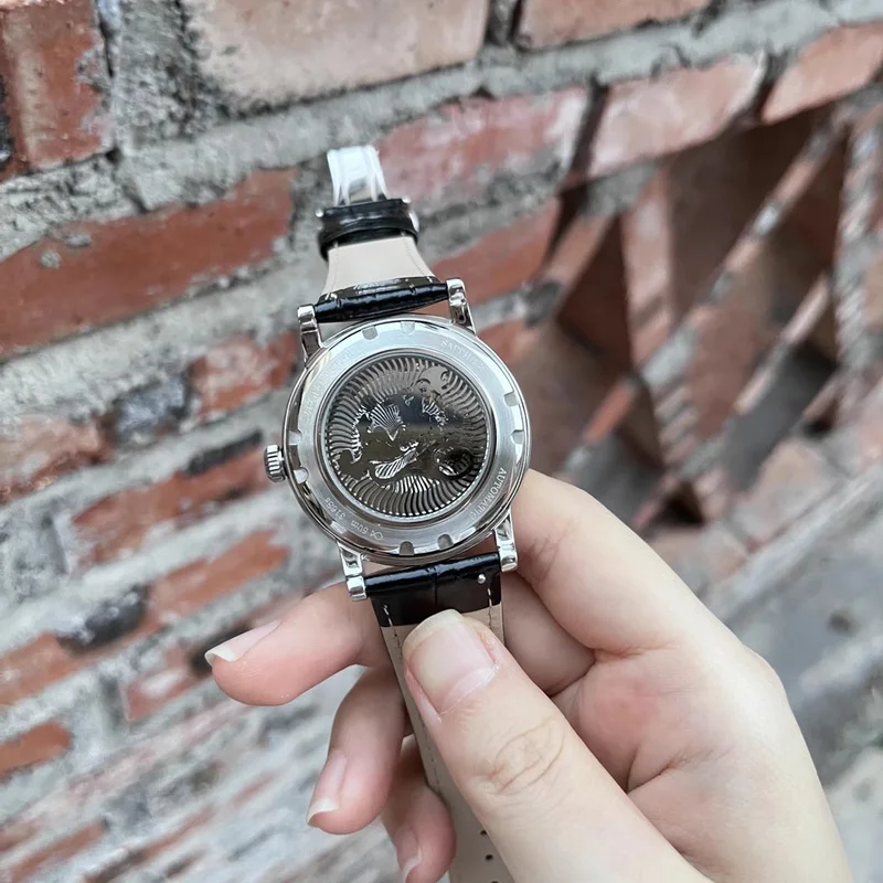 LOBINNI ساعة ميكانيكية للرجال حركة النورس ساعة رياضية للرجال سويسرا ساعة أوتوماتيكية فاخرة reloj hombre دروبشيب