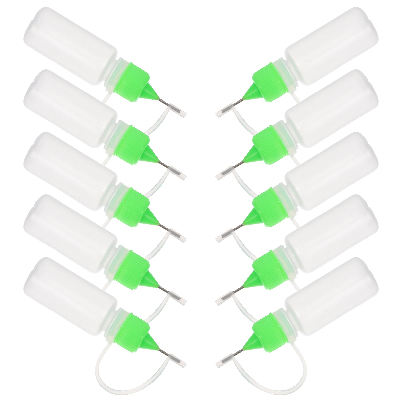 

10pcs Oil Color Craft Glue Applicator Squeeze Fine Tip Precision Plastic Color Plastic Squeeze Bottles Resin Dye EmptyReusable