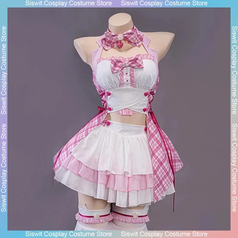 

Chocola Косплей Костюм на Хэллоуин Новый комплект платья горничной Idol Catgirl Choc Tell Vanillaa Театральный костюм Аниме Карнавальное праздничное платье