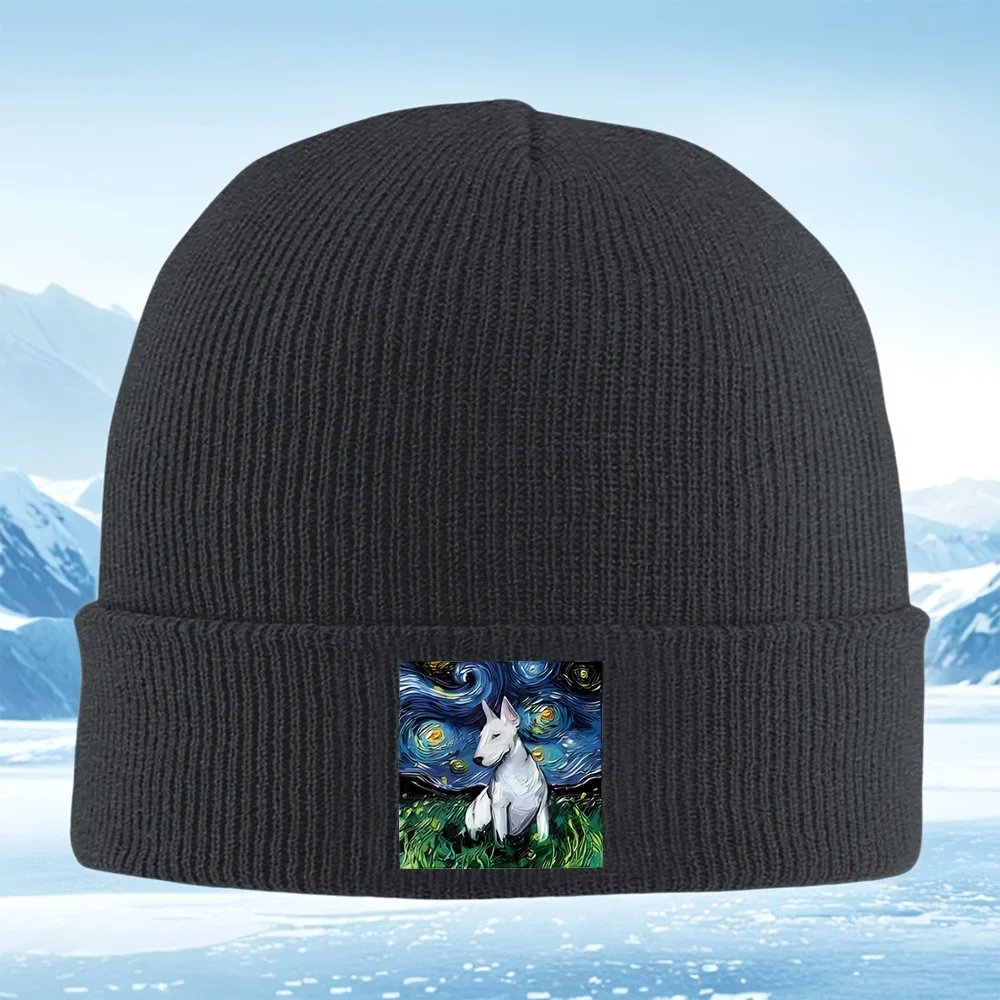 gorro-de-malha-unissex-estrelado-bull-terrier-sentado-no-campo-para-homens-e-mulheres-touca-de-inverno-termica-quente-para-o-natal-e-atividades-ao-ar-livre