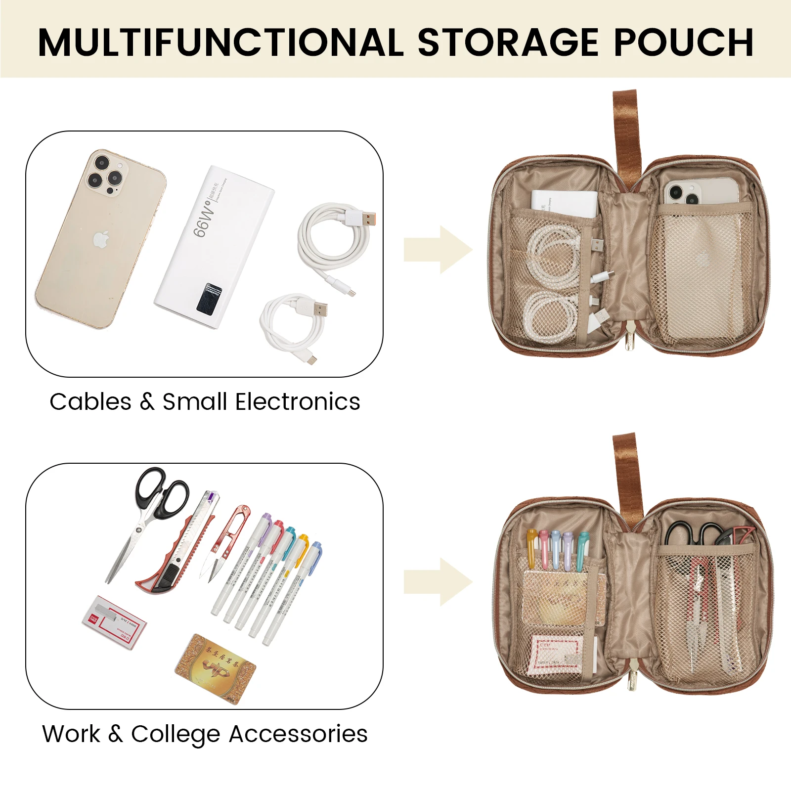 LOVEVOOK 2pcs Set Fashion Quilted 15.6 Waterproof Work Bag Travel Business Shoulder Bag Handbag Laptop Bag