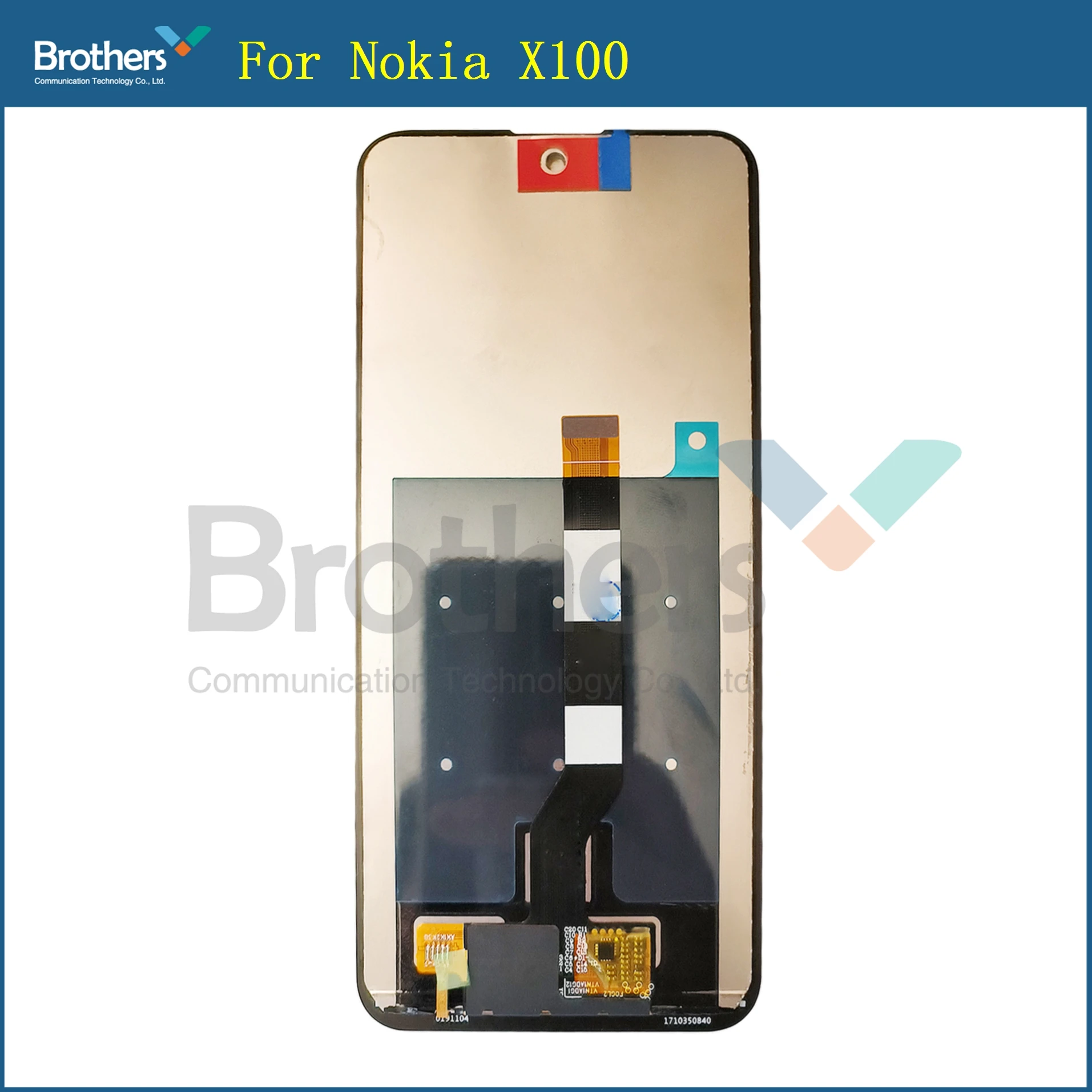 

Original 6.67" lcd For Nokia X100 LCD Display Black No Frame Full Glass Panel Touch Screen Digitizer Assembly Replacement +frame