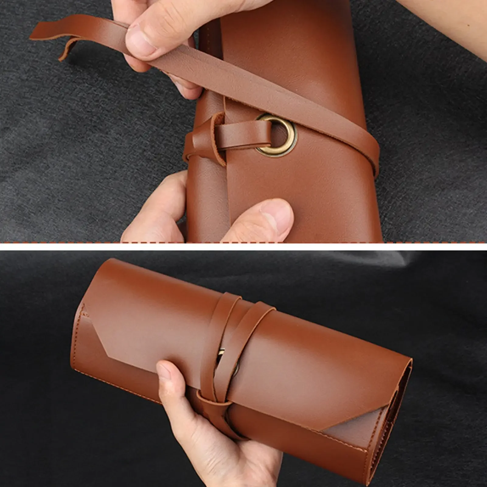 Roll Up Tool Pouch Hardware Repair Tool Bag Multifunctional PVC Folding Organizer For Home Car Maintenance