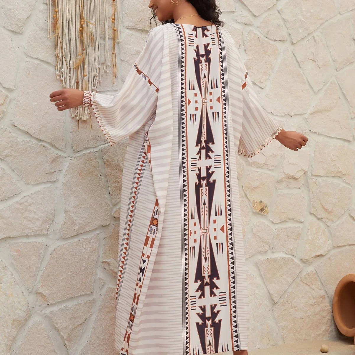 2025 Sommer Strandbluse Bikini Außenbluse Urlaub am Meer Kleid Sonnenschutz Strickjacke Kimono