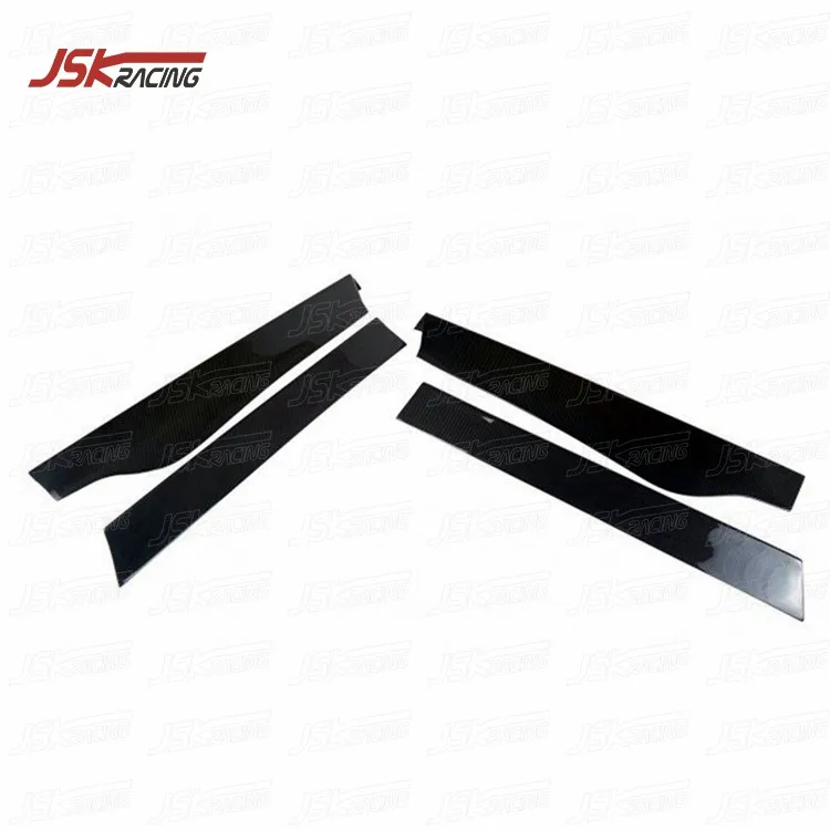 NOVT STYLE DRY CARBON FIBER SIDE SKIRTS SIDE FINS for 2019-2022 MCLAREN GT