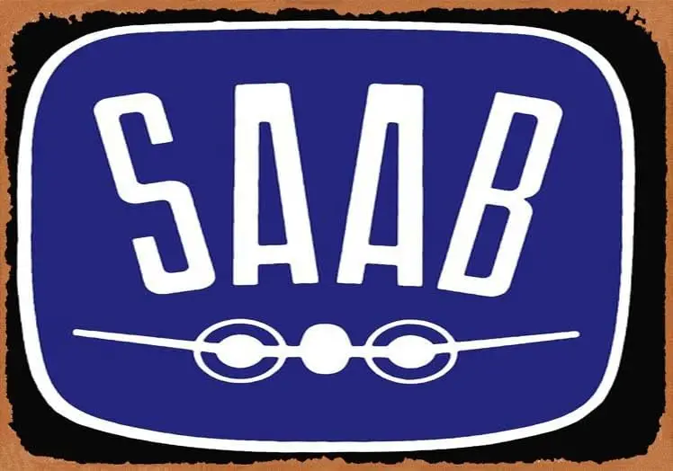 muecddoa Saab Cars Sweden Poster Metal Tin Sign  Vintage Retro Man Cave Wall Decor.