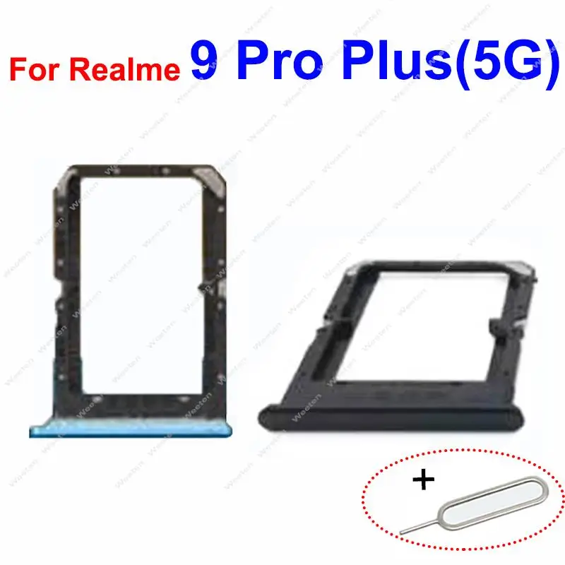 Para Realme 9 Pro + 9Pro Plus 5G bandeja de tarjeta SIM soporte de ranura para tarjeta Sim piezas del adaptador de tarjeta Sim