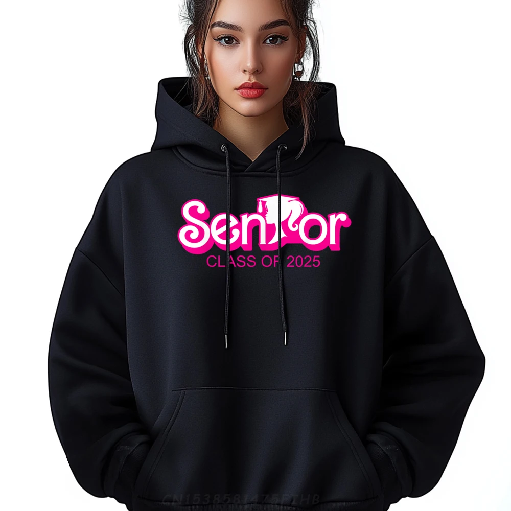 

Hoodies Class Of 2025 Senior Gifts Hoodies Valentine Day Funny Printing Long Sleeve O Neck Men's Hoodies Printing