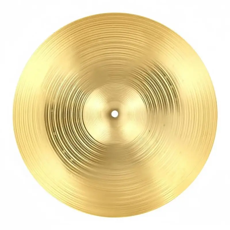 3-piece cymbal set: 355mm Hi-Hat, 400mm Crash, 505mm Ride cymbal, alloy (14, 16, 20 inches)