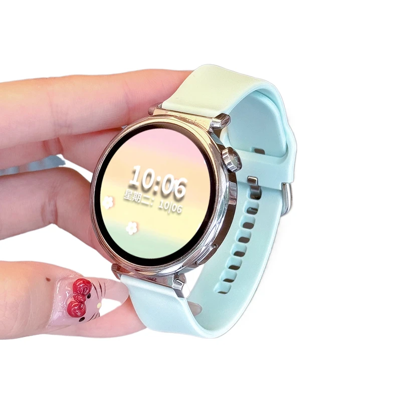 

Силиконовый ремешок для Huawei Watch GT5 Pro 42 мм 46 мм Спортивный ремешок для часов Huawei GT5 GT4 41 мм 22 мм 20 мм 18 мм Браслет Correa