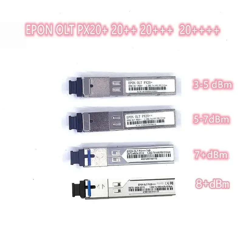 Epon Sc Olt Optische Transceiver PX20+ PX20++ Px20+++ OLT SFP OLT1.25G 1490/1310nm 3-7dBm Sc Olt Ftth Solutionmodule For A