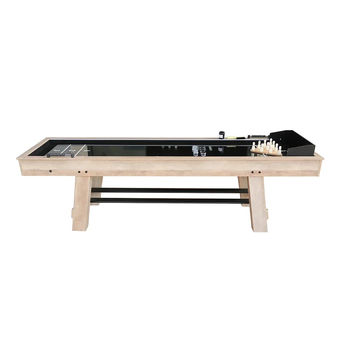 Indoor Shuffleboard Game Table Customizable Design For Leisure Entertainment Sports Enthusiasts