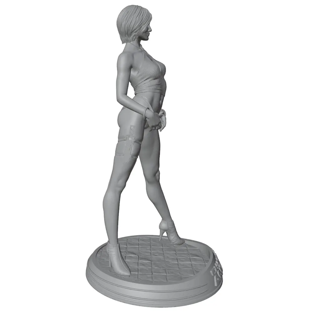 Figura de resina 75 mm – Mujer elegante para coleccionismo y rol - imagen 3