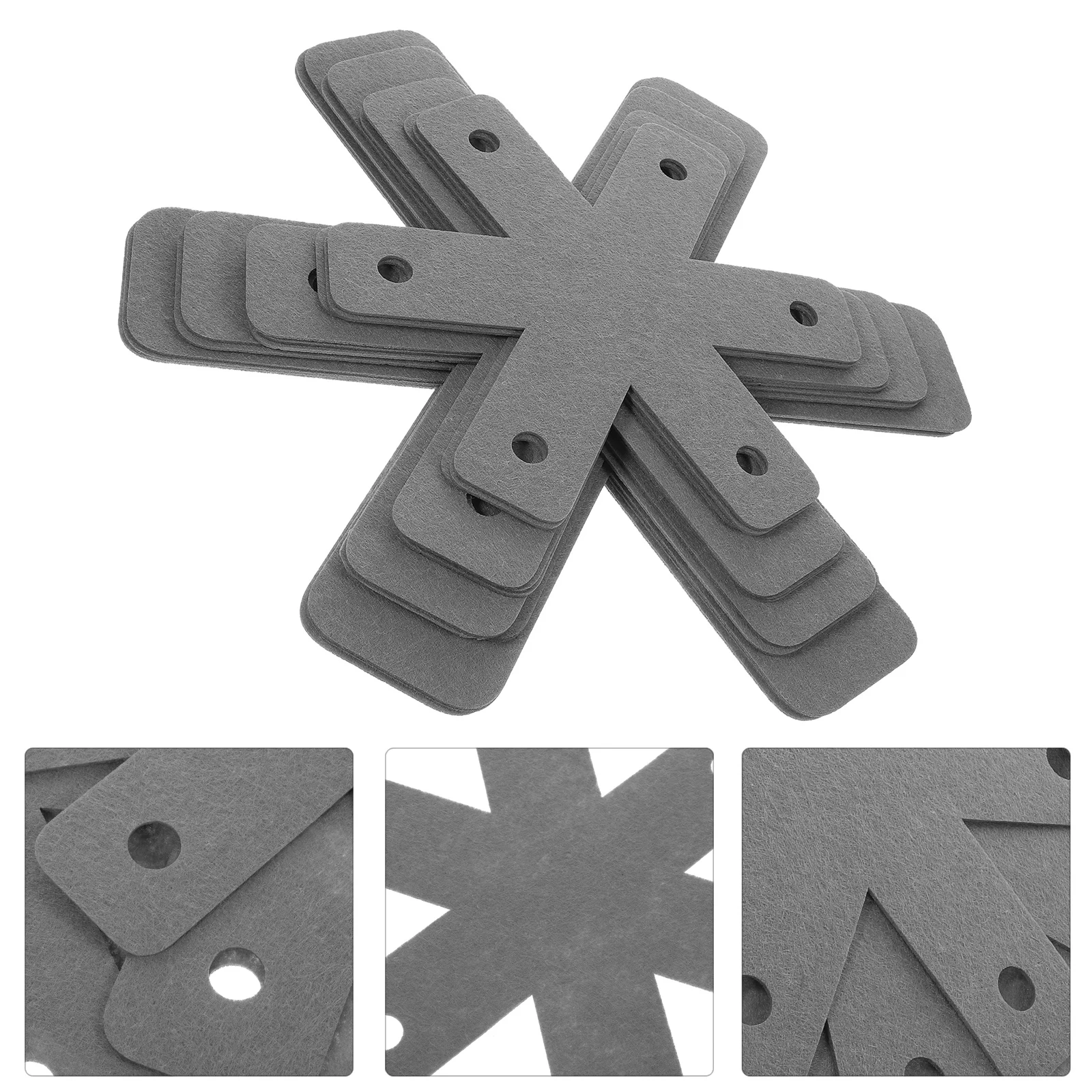 

12pcs Heat Resistant Pan Pads Pot Protectors Felt Coasters Table Mats Non-Stick Anti-Scratch Protective Kitchen Cushions For