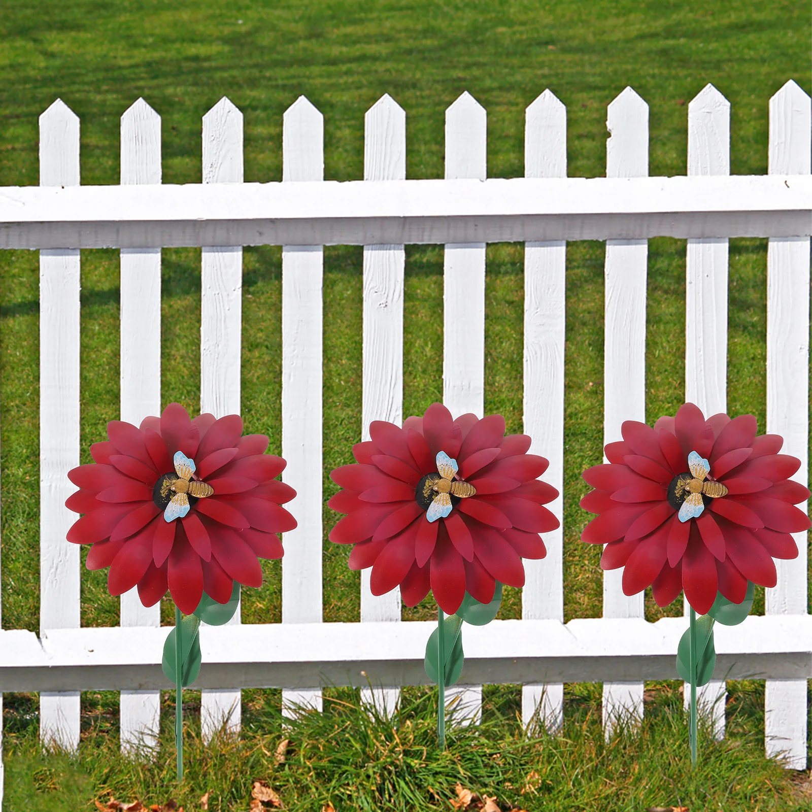 

Wrought Iron Sunflower Decoration Artificial Ornament Garden Ornaments Outdoor Child