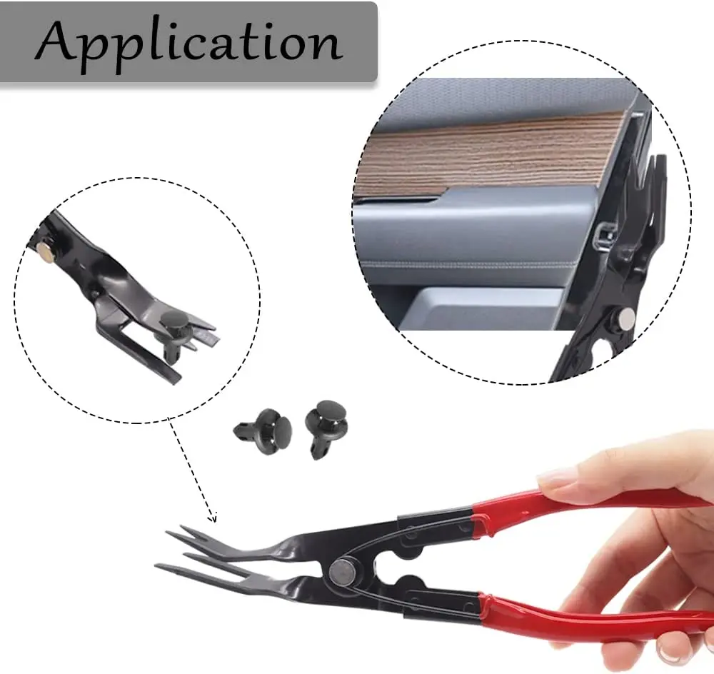 Car Door Clip Panel Trim Removal Tool Trim Clip Removal Pliers Van Door Fastener Dash Install Repair Tool Car Accessories