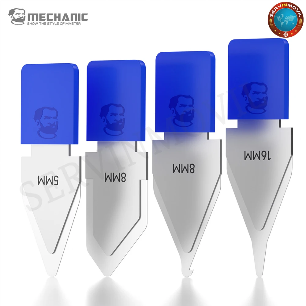 

MECHANIC S300 S400 Тонкий металлический стальной комплект лезвий, инструмент для открытия под давлением телефона, ноутбука, чип, экран, разборка, разборка батареи