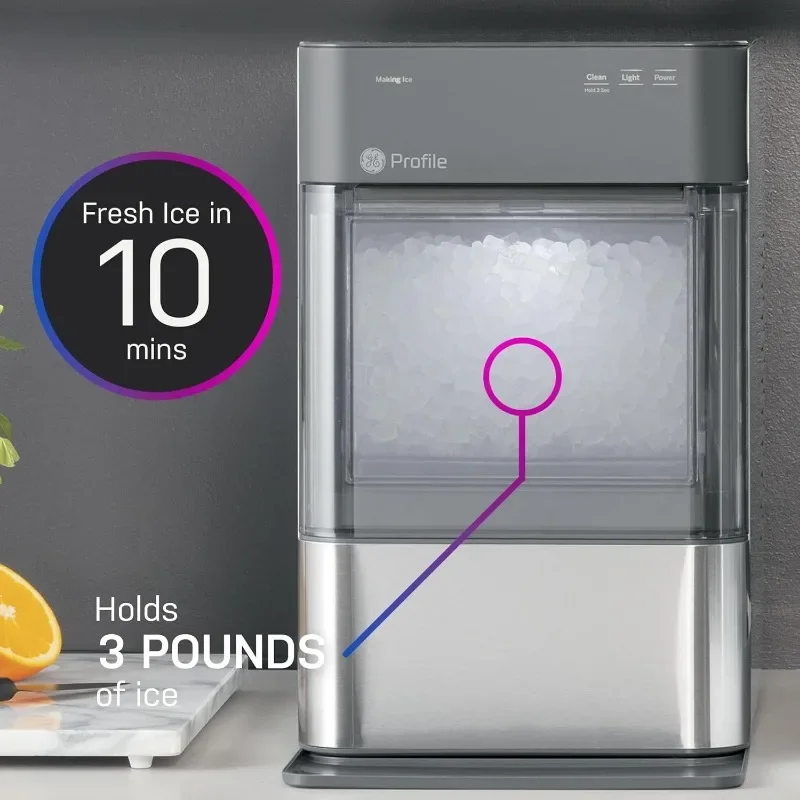 GE Profile Opal 2.0, Chewable Crunchable Countertop Nugget Ice Maker, Scoop included, 38 lbs in 24 hours