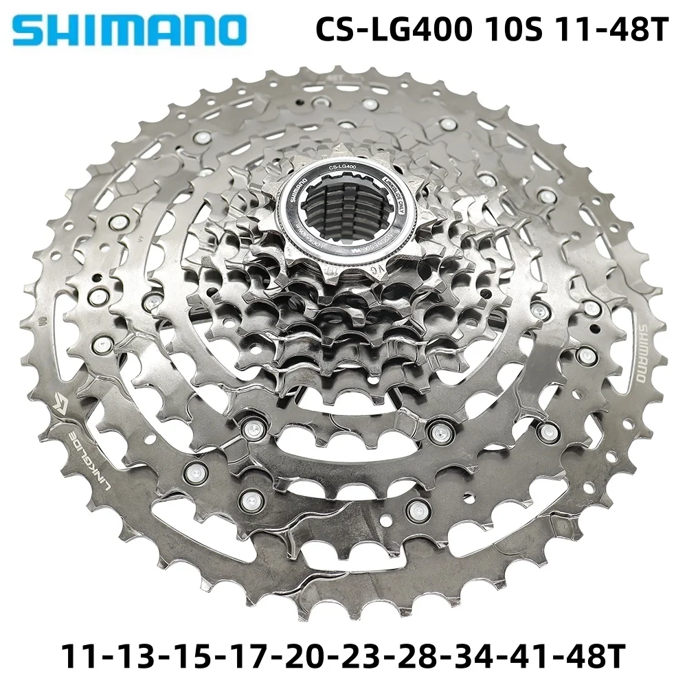 Shimano CS LG400 10 11 Speed MTB Cassette Sprocket CS-LG400 Cassette 10S 11S 10V 11V 11-43T 48T 50T Mountain Bike Freewheel