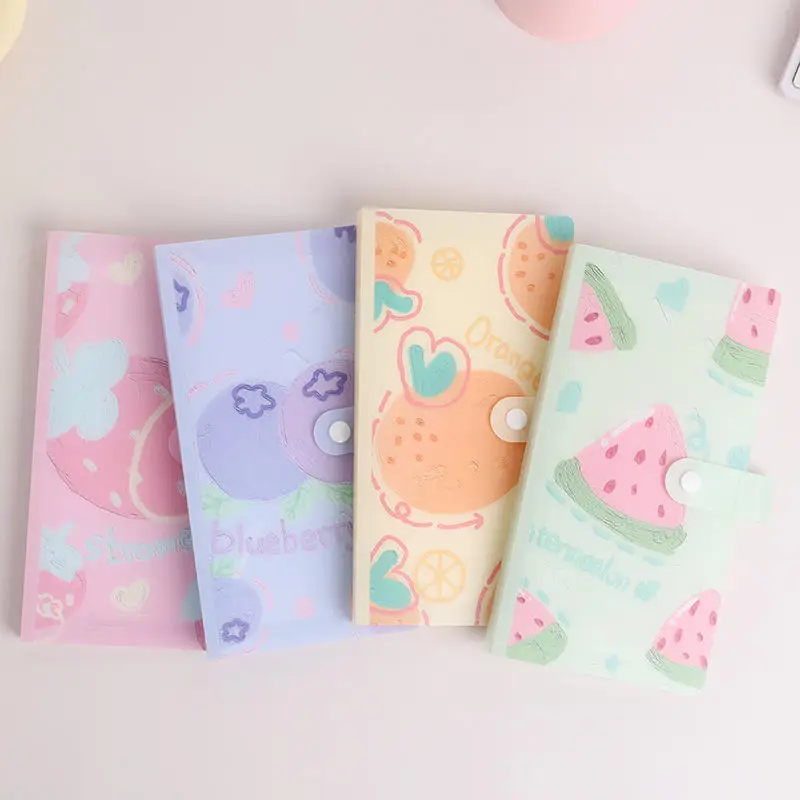 Álbum de fotos de frutas de 3 pulgadas, álbum de almacenamiento de tarjetas fotográficas Idol para fotos Polaroid, tarjetero con 240 ranuras, tarjeta de libro para coleccionar