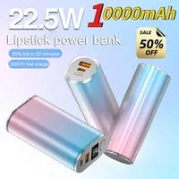 10000mAh Portable Mini Power Bank PD20W Fast Charger 22.5W USB C External Auxiliary Battery Power Bank for IPhone Samsung Xiaomi