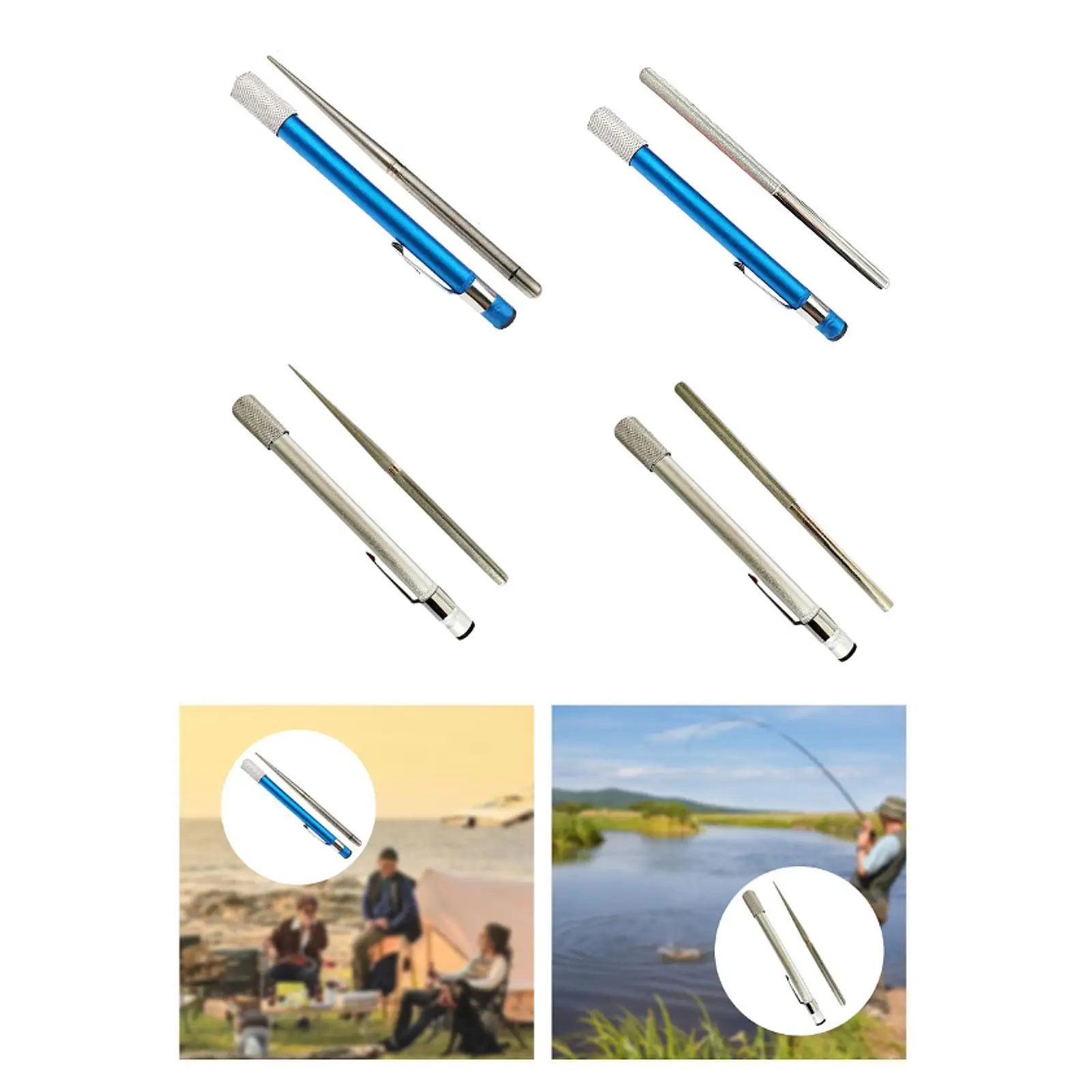 Diamond Sharpening Rod Part Household Sharpener for Hiking Kitchen Polishing