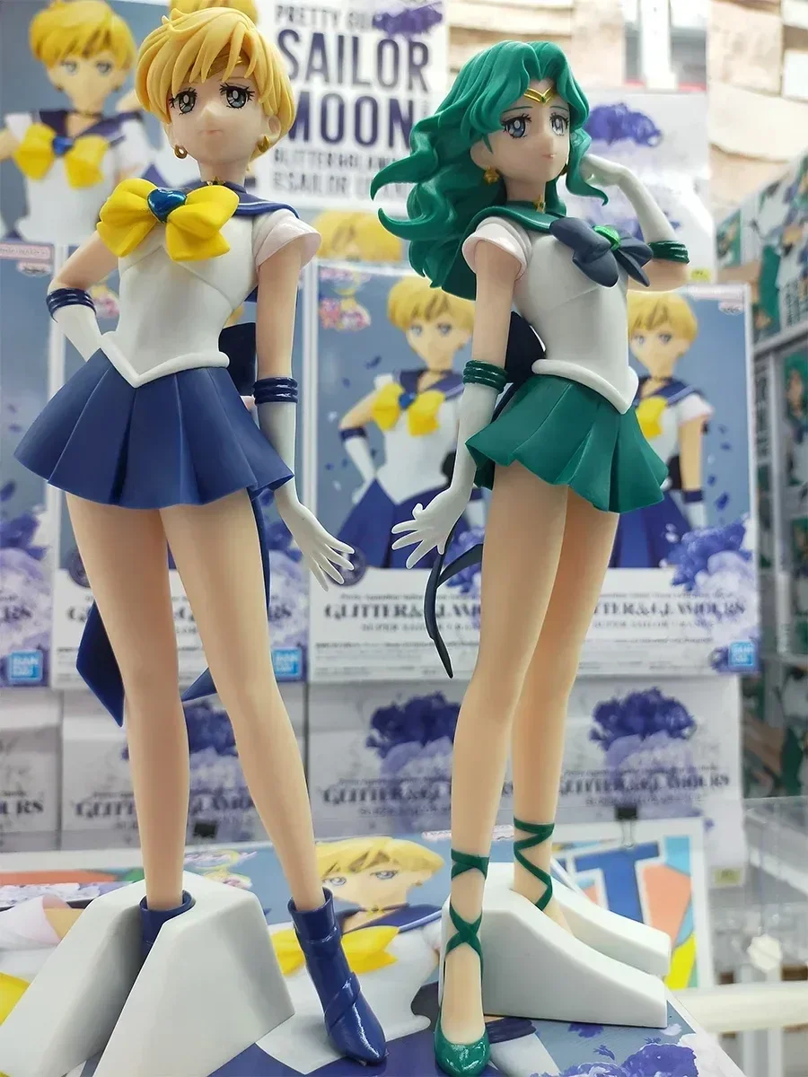 New Bandai Banpresto Glitter Glamours Super Sailor Moon Action Figure Mars Mercury Jupiter Venus Neptune Uranus  Model Girl Gift