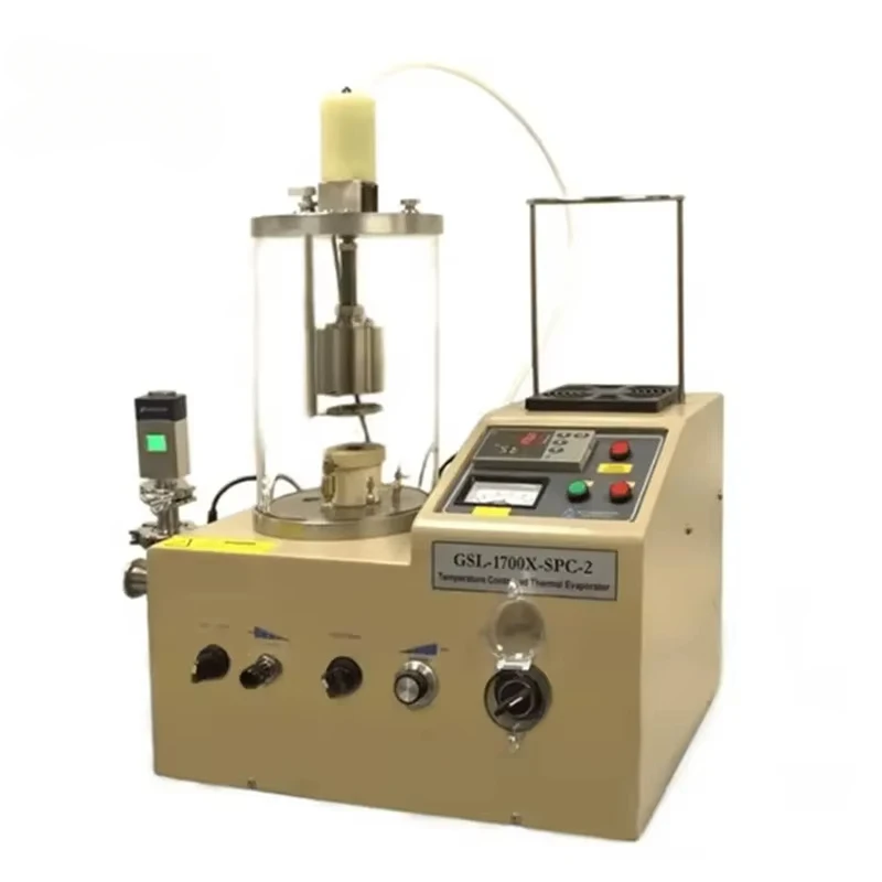 Lab Vacuum Thermal Evaporating Coating Machine Targets Magnetron Sputtering Coater with Temperature Control