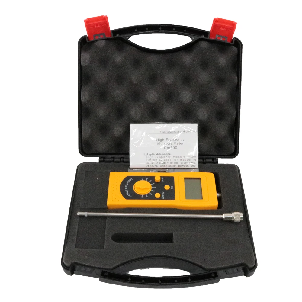 DM300S High Accuracy  Succulometer Sand Moisture Meter Coal Tester Measurement Range 0-80%