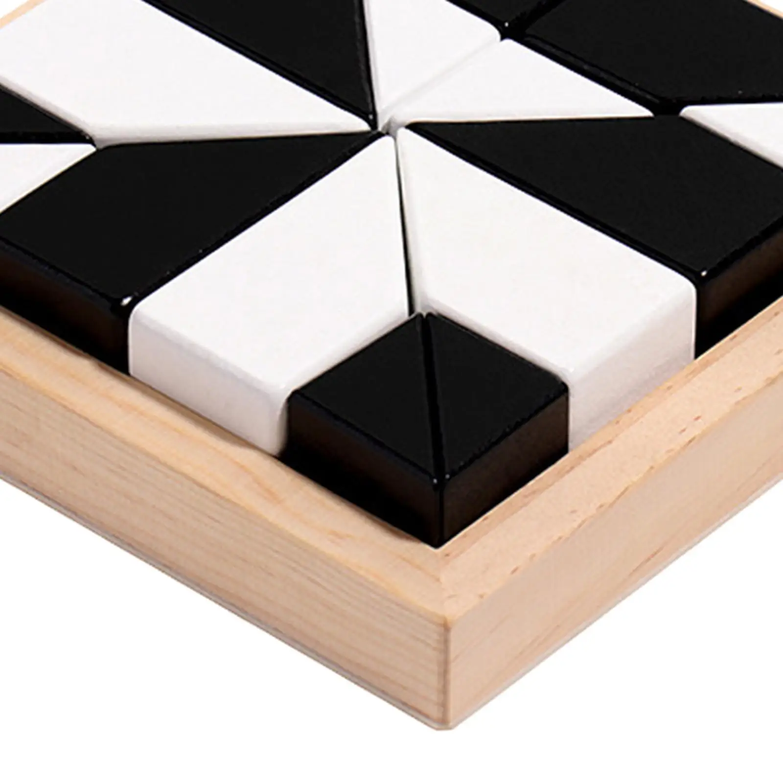 Geometric Montessori Toys Jigsaw 3D Game Wooden Blocks Puzzle for Toddlers Preschool STEM Educational Learning Toy