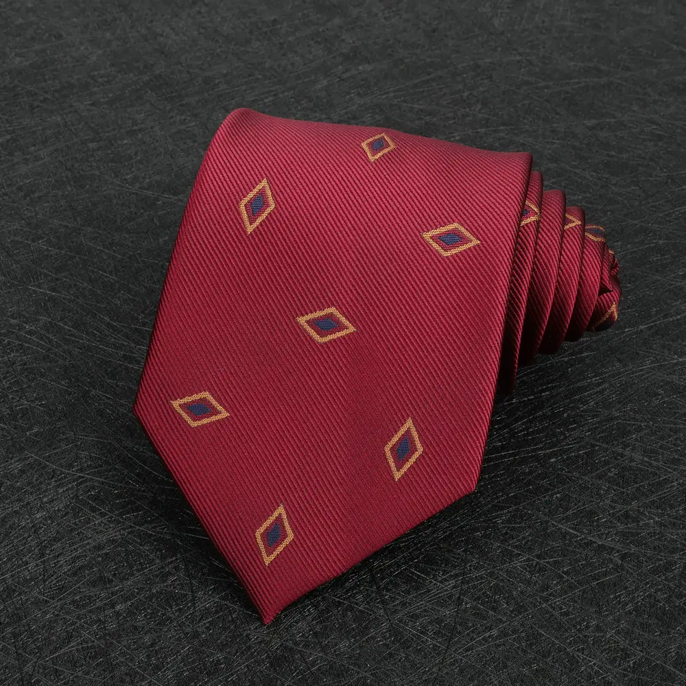 2025 neue Ankunft Braun Krawatte Männer Business Formal Gestreiften Retro Krawatten 8 cm Weiß Grün Polka Dot Krawatte Smoking hochzeit Krawatte – Detail 18