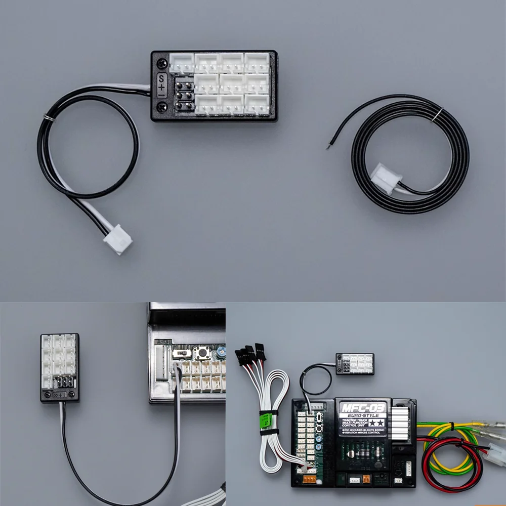 

Плата расширения «четыре в одном» лампы PH2.0 для радиоуправляемого самосвала Tamiya SCANIA 770S R620 VOLVO Mercedes-Benz MAN Toys Автозапчасти
