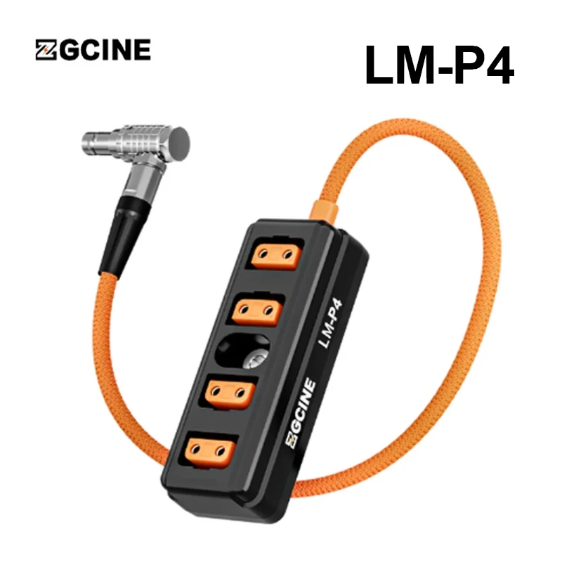 

ZGCINE LM-P4 2Pin Male to 4 Dtap Port Splitter Adapter for Select RED ARRI and SONY Camera