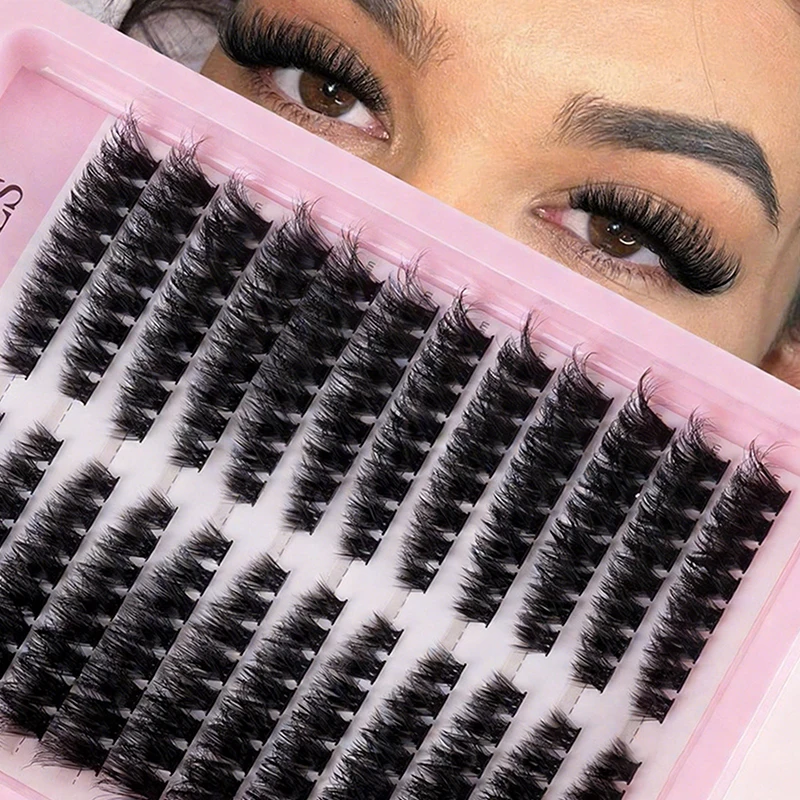 Cluster Lashes 10-16mm Mixed Individual Lash Natural Thin Soft Reusable Eyelash Extension For Beginners Makeup Tools