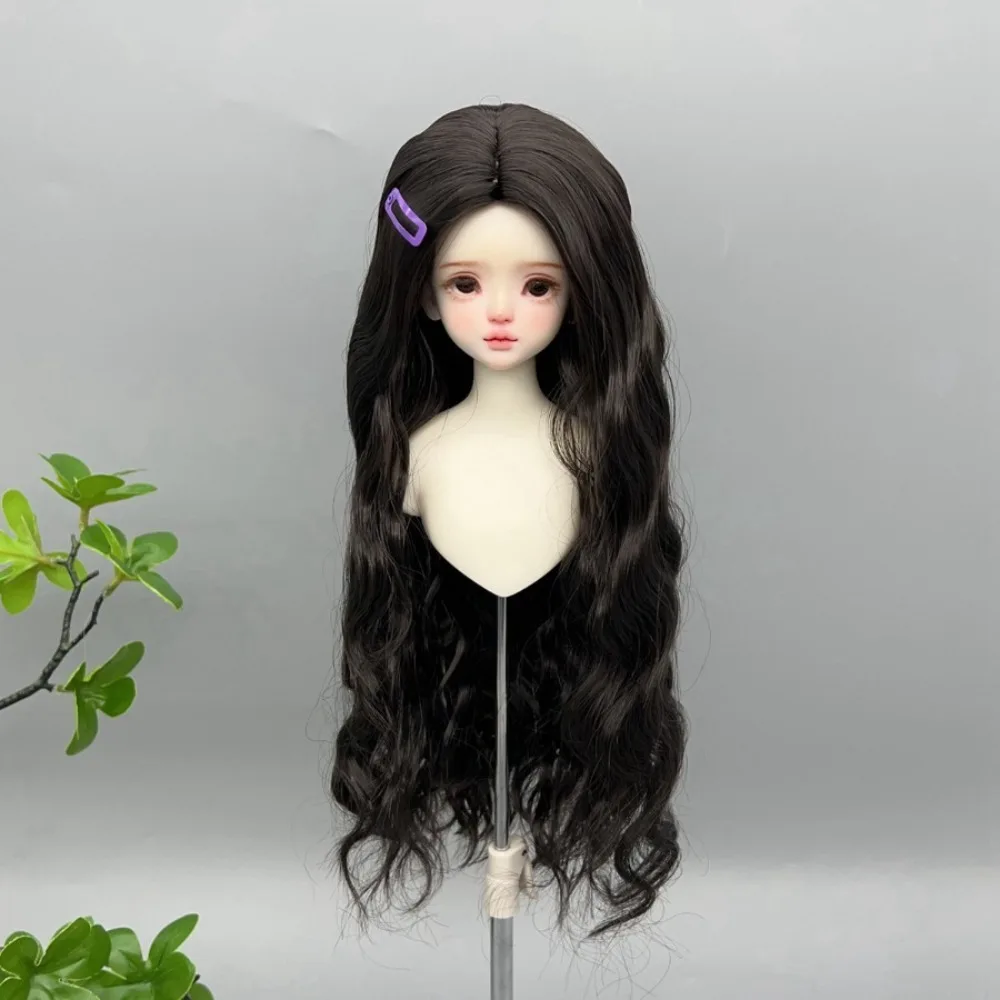 Simulation Doll Trimmable 1/3&1/4&1/6 Long Curly Hair Birthday Gift Toy Doll Dress Up Accessories BJD/MDD Doll Ripple Headgear