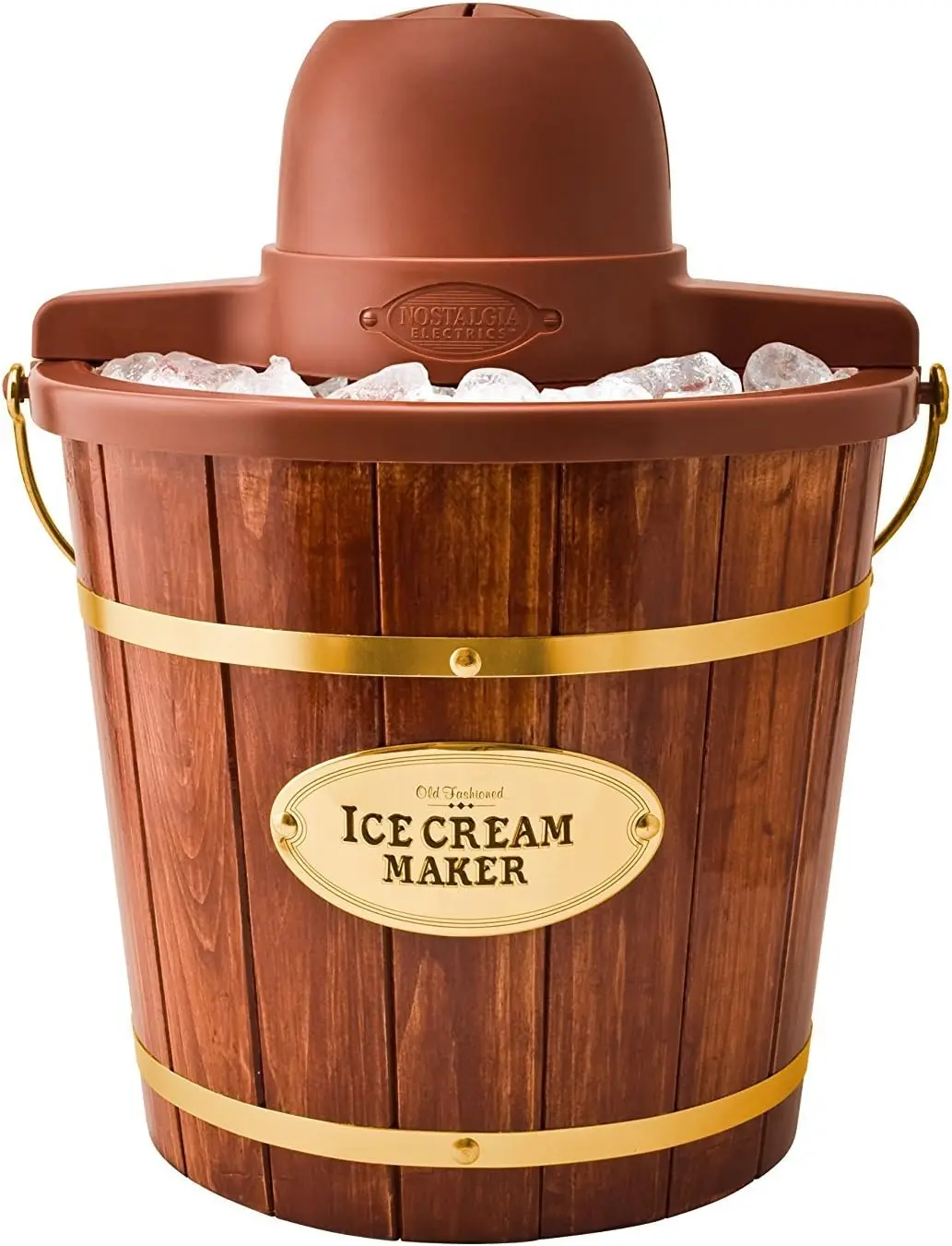 Electric Ice Cream Maker - Old Fashioned Soft Serve Ice Cream Machine Makes Frozen Yogurt or Gelato in Minutes