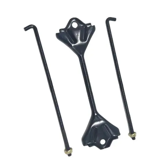 Picture 4: Battery Mounting Bracket Kit For Opel/Vauxhall/Chevrolet OE 5492735 High-Quality -Black Metal Direct Fit Replacement Accessory