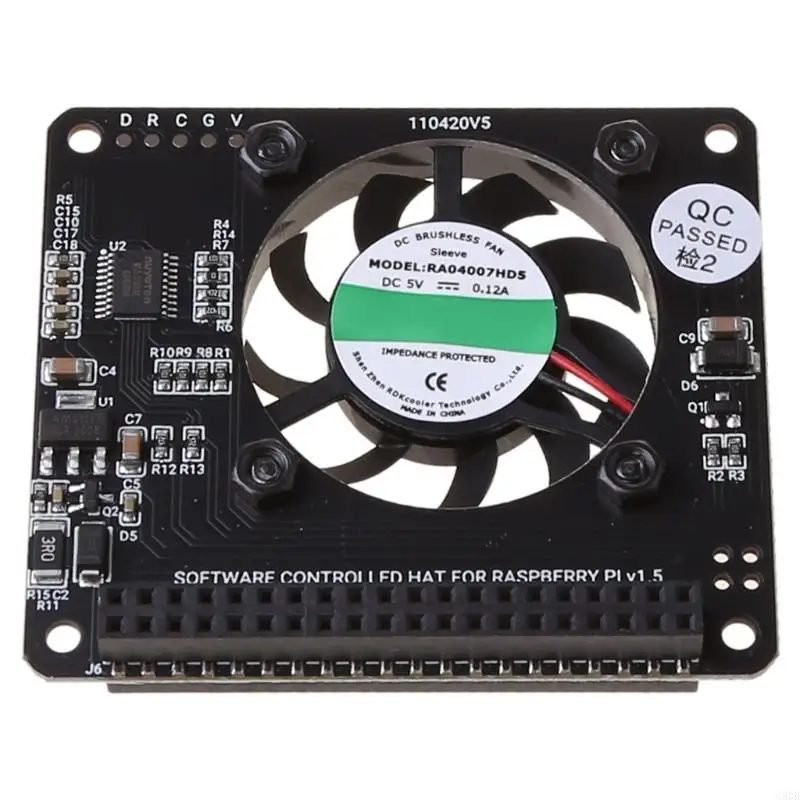 

G8DB Hot Sale Hat Hat RGB Охлаждающая шляпа с вентилятором для 3B+/3B, отличное качество, действительно круто