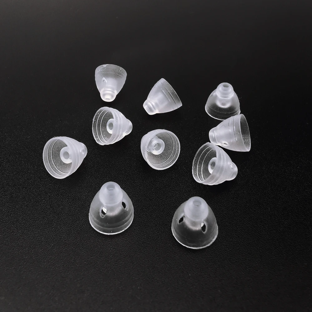 10pcs Soundlink Open Hearing Aid Domes Replacement Soft Silicone Earplugs Hearing Aids Accessories