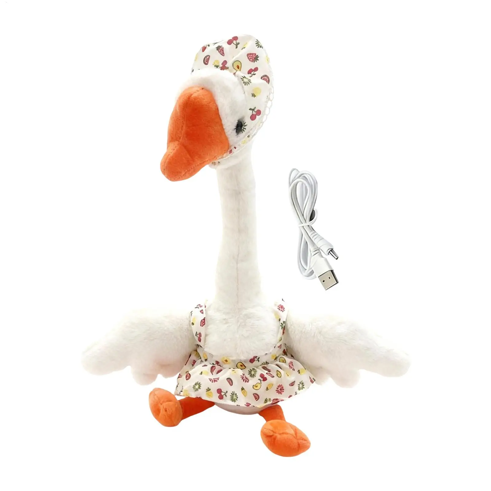 

Stuffed Animal 34cm Rechargeable Talking Dancing Singing Toy Plush Stuffed Animals for Kids Girls Boys Children Birthday Sofa