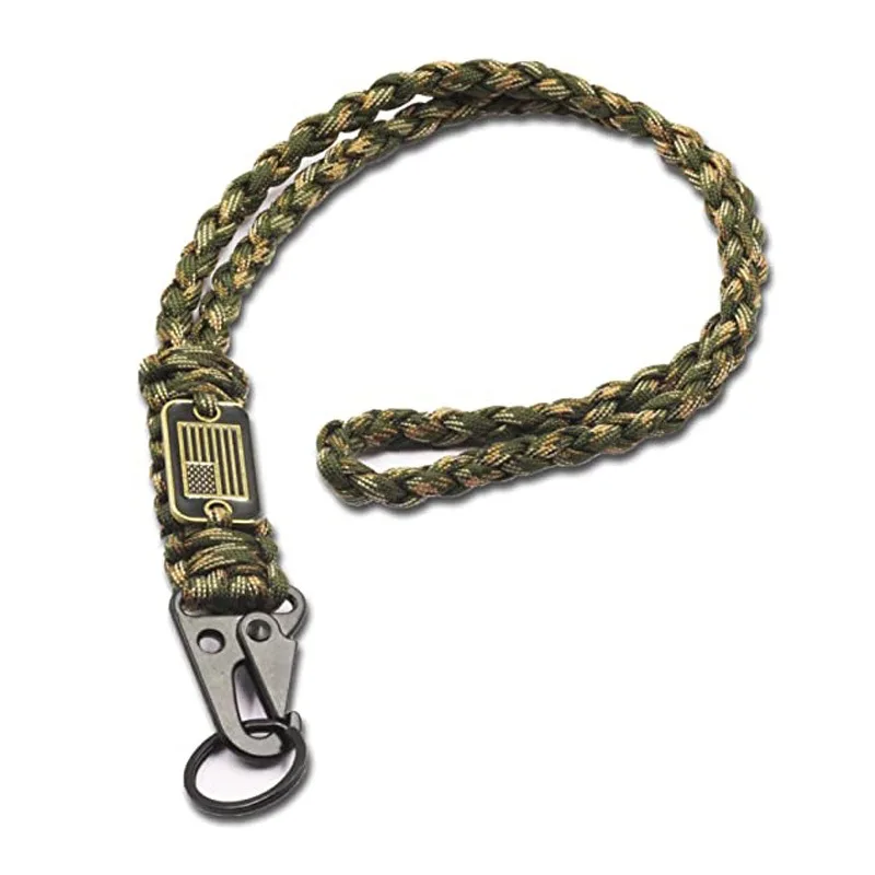 สายคล้องกล้องแบบเชือกถักโลหะ, สายคล้องกุญแจแบบเชือกถักสำหรับกิจกรรมกลางแจ้ง ป้องกันการสูญหายและการตกหล่น, สายคล้องกล้อง DSLR