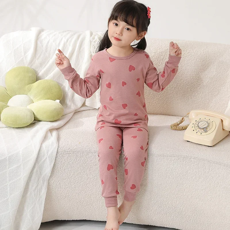 Boys Pajamas Sets 2 to 3 4 5 6 7 8 9 10 11 12 13 Years Cotton Soft Long Sleeve Toddler Boy Pijamas Set Blue Astronaut Pyjamas